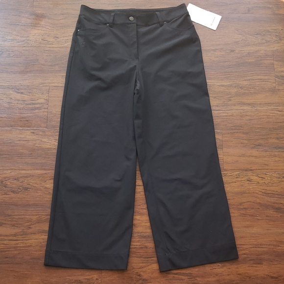 Lululemon Black Chic Feminine Workcore Trendy Professional Wide-Leg Size 30 - Picture 1 of 8